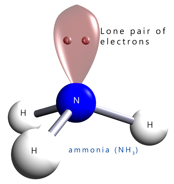 3d model of an ammonia molecule