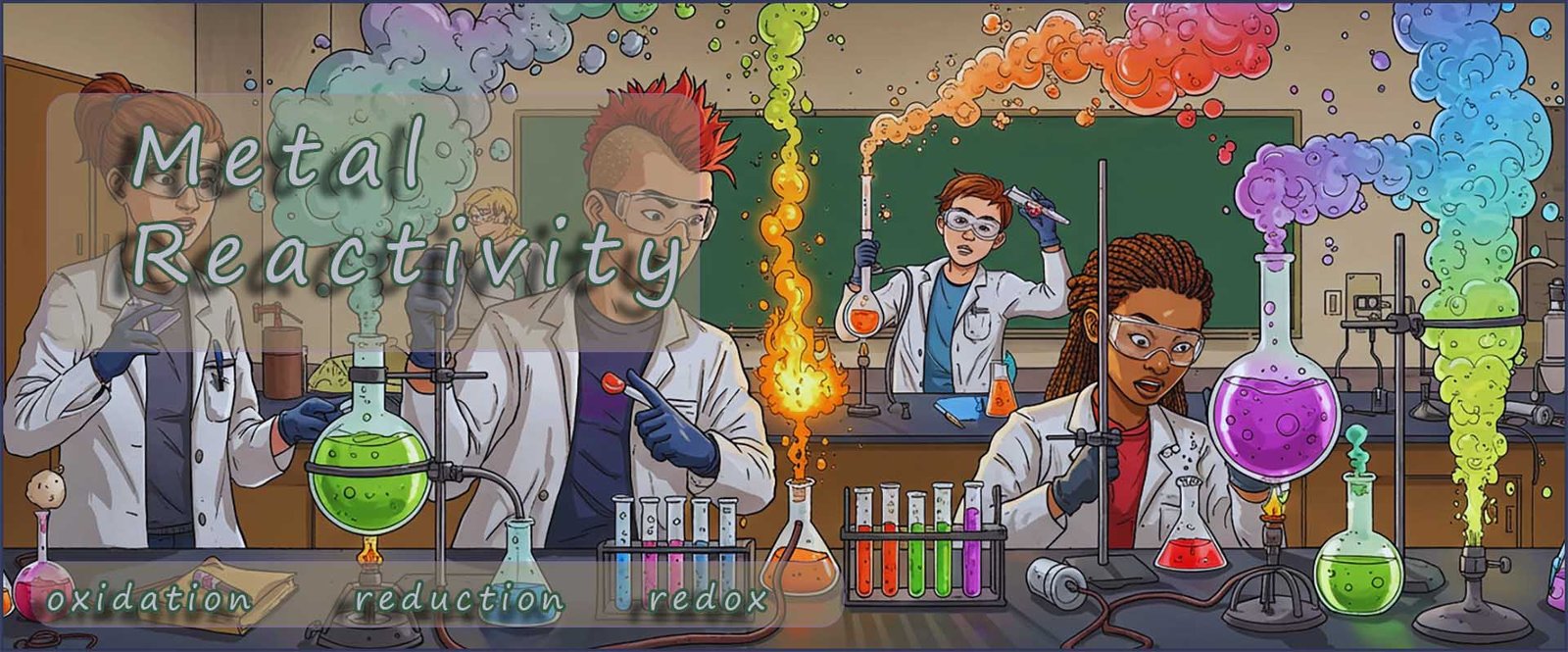 Header image metal reactivity