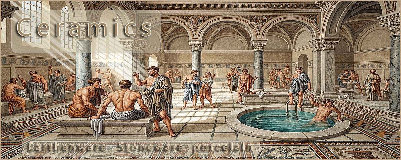 Roman mosaics- bath scene