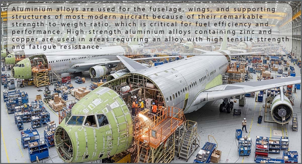 Aeroplanes being manufactured