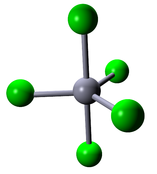 trigonal bipyramidal molecule