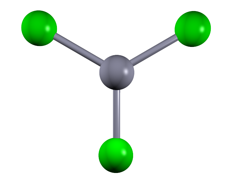 trigonal planar molecule